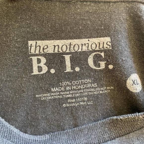 Notorious B.I.G tee-shirt - Picture 3 of 3